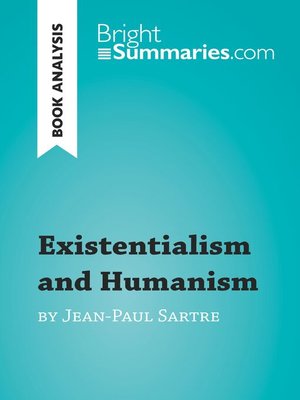cover image of Existentialism and Humanism by Jean-Paul Sartre (Book Analysis)